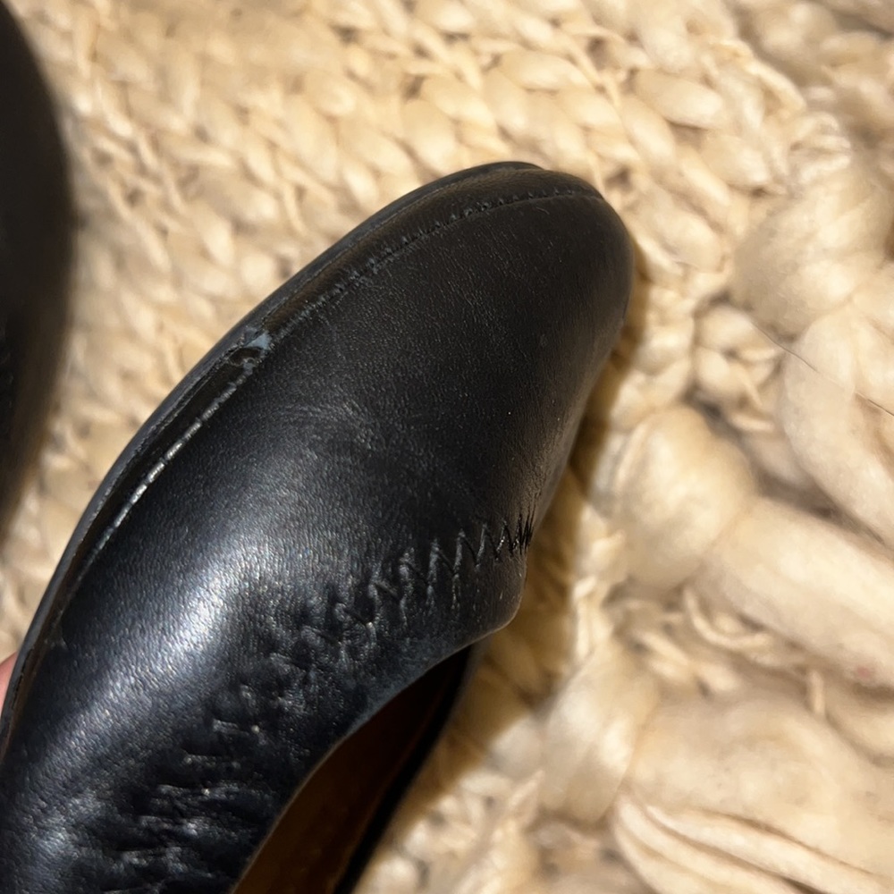 5/$50 Black leather Lucky brand🍀 Emmie flats sz6 - Picture 7 of 7